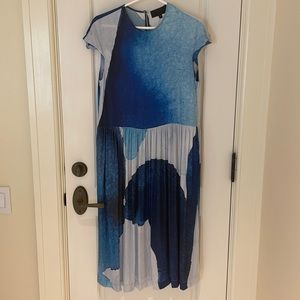 No. 6 Store Mann dress - blue watercolor